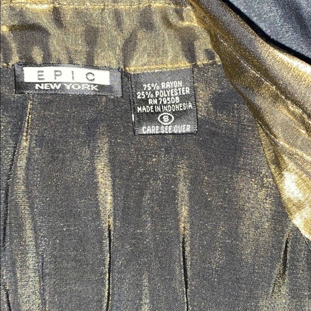 2 Shiny Button Blouses - Picture 6 of 6